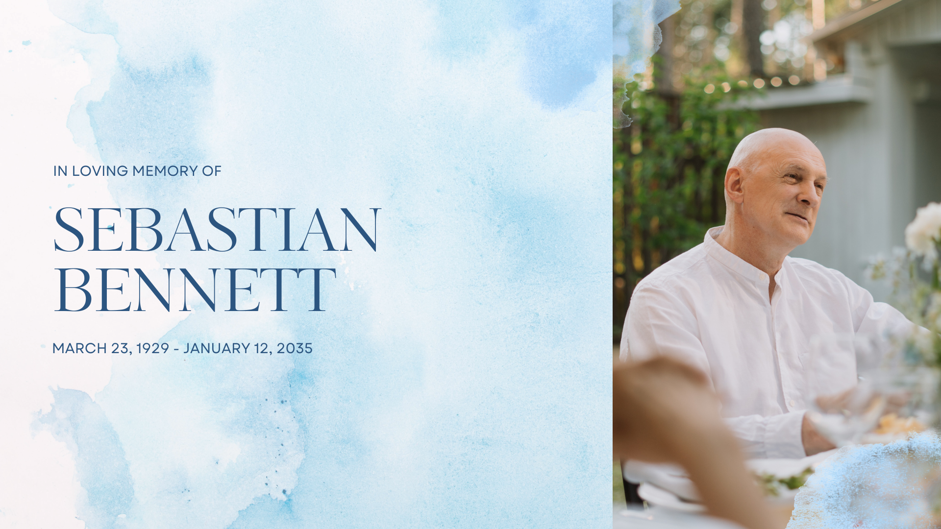 Template 1: Classic Remembrance